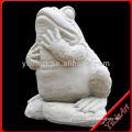 White marble frog sculpture YL-D175